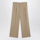 Ami Paris Beige Wool Trousers