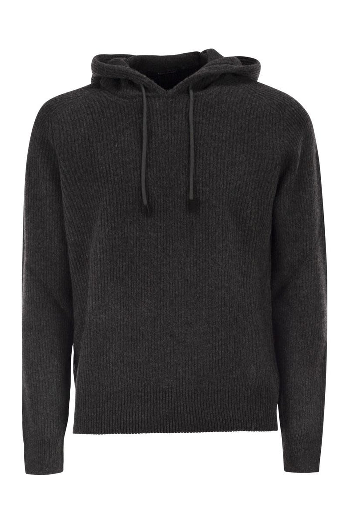 Tagliatore Hunter - Maglia A Coste Con Cappuccio