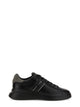 Hogan Black Leather Sneakers