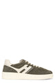 Hogan Green Sports Sneakers With Durable Sole
