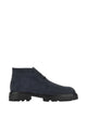 Hogan Blue Suede Ankle Boots