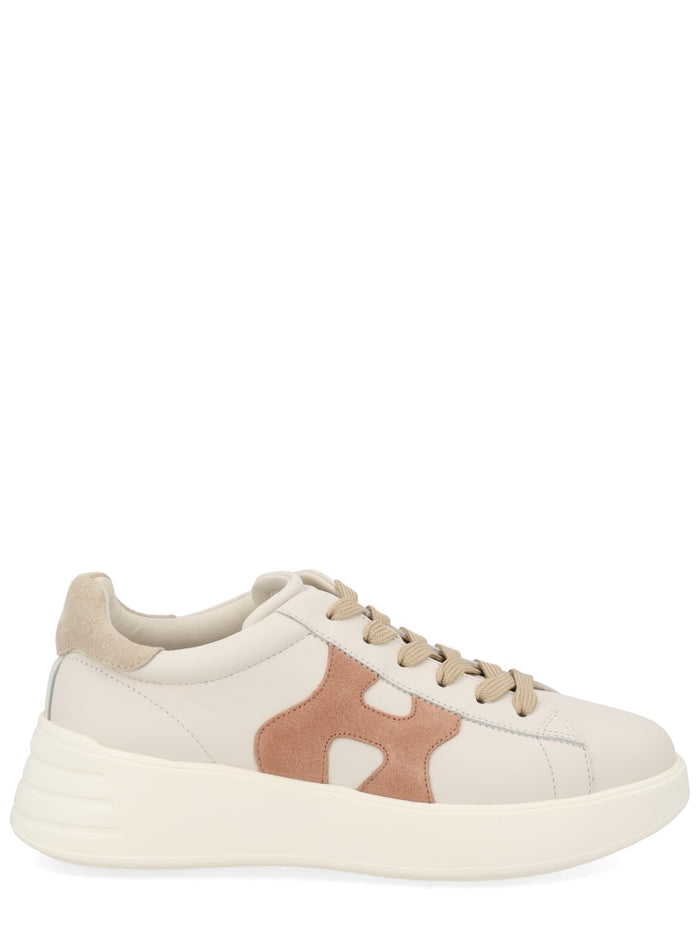 Hogan Rebel H562 - Leather Trainers With H On The Side