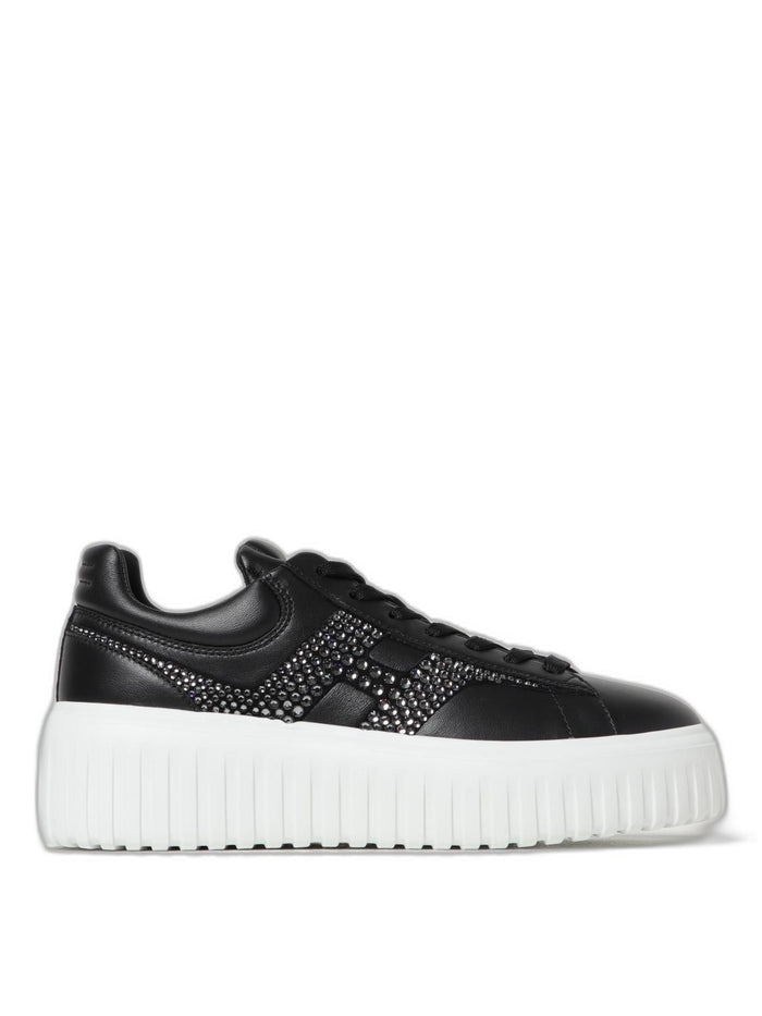 Hogan H-Stripes Leather Sneakers
