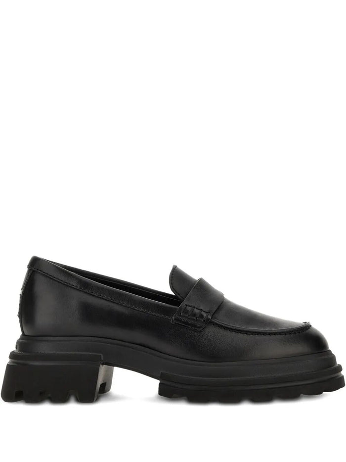 Hogan Rubber Sole Penny Loafer