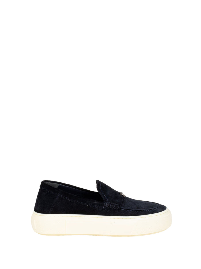 Hogan Blue Leather Sandals