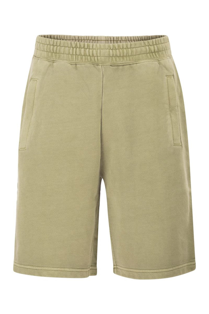 Carhartt Wip Cotton Jersey Shorts With Logo