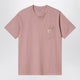 Carhartt Wip S/S Pocket T-Shirt Glassy Pink