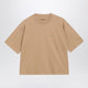 Carhartt Wip Brown Chester Cropped Tshirt In Organic Cotton
