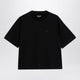 Carhartt Wip Black Chester Cropped Tshirt In Organic Cotton