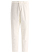 Carhartt Wip White Organic Cotton Trousers