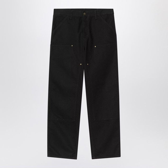 Carhartt Wip Black Rinsed Double Knee Pant