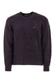 Carhartt Wip Mélange Crew Neck Knit With Embroidered Logo