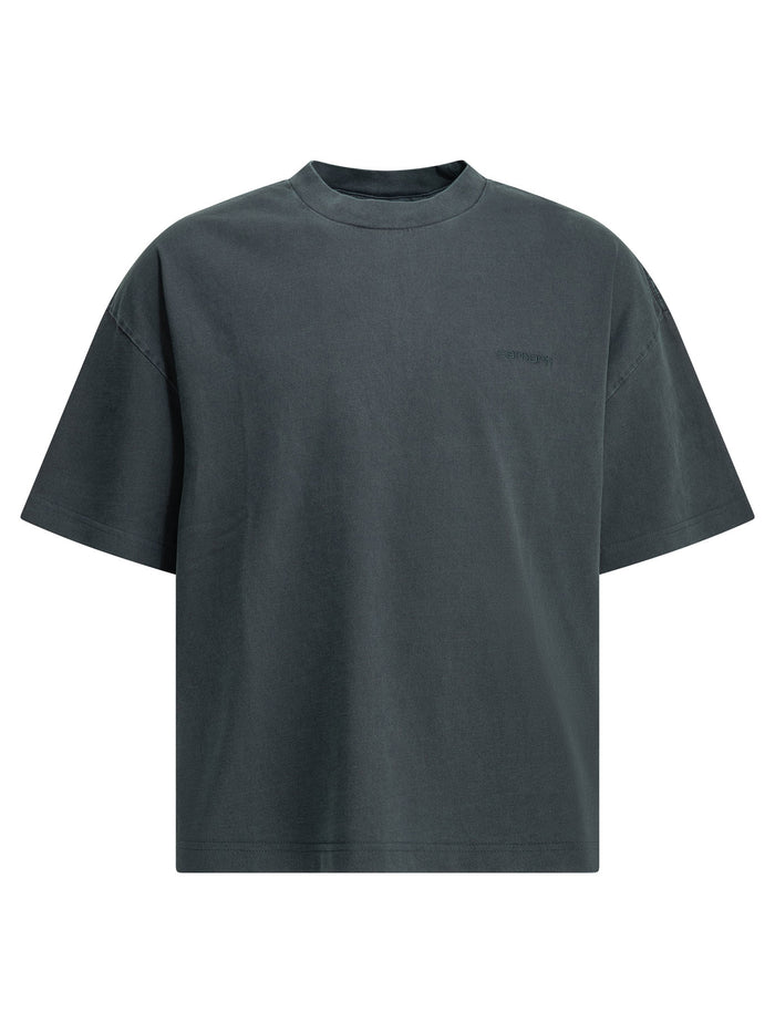 Carhartt Wip Benton Crewneck Black Cotton T-Shirt