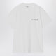 Carhartt Wip White Cotton S/S Caps Tshirt