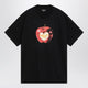 Carhartt Wip Spoiled Shortsleeve Crewneck Tshirt In Organic Cotton, Black