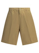 Carhartt Wip Walter Single Knee Utility Beige Cotton Shorts