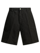 Carhartt Wip Walter Single Knee Utility Black Cotton Shorts