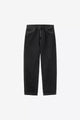 Carhartt Wip Aaron - Relaxed Fit Black Denim Jeans