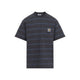 Carhartt Wip Stripe Graphite Cotton T-Shirt