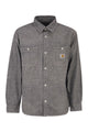 Carhartt Wip Cotton Shirt With Paint Splatter Details