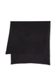 Faliero Sarti Black Platinum Silk Nylon Scarf
