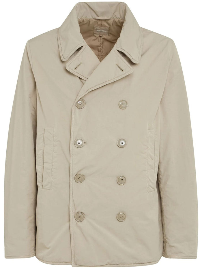 Aspesi Beige Polyester Polyamide Outerwear