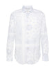 Eleventy Patterned Long-Sleeved Shirt