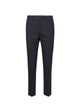 Eleventy Navy Blue Cotton Trousers