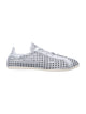 Adidas Originals Adidas Originals Silver Perforated Stan Smith Lo Pro Sneakers