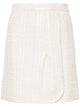 Iro Cotton Blend Wrapped Skirt