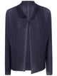 Homme Plisse "Wooly Pleats Bk Wt 66" Shirt