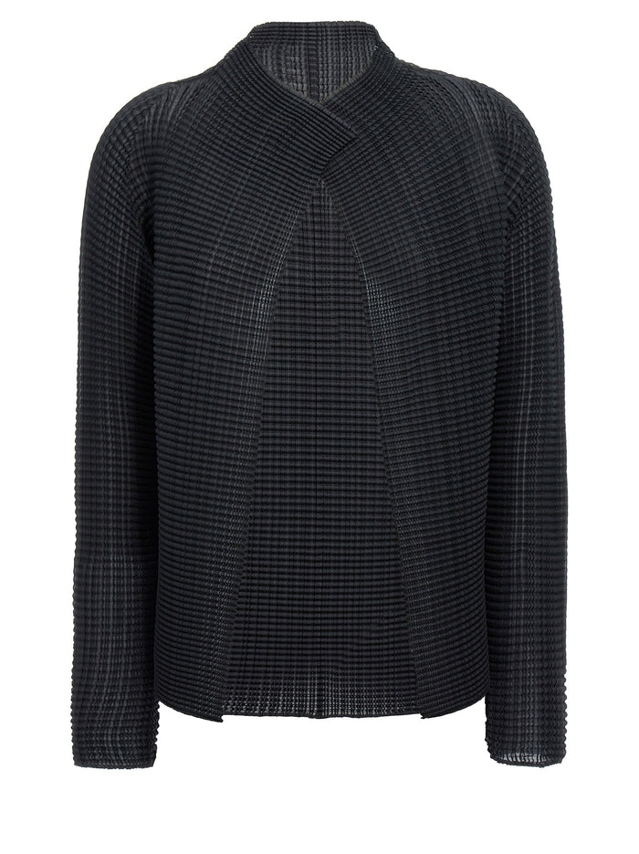 Issey Miyake 'Wooly Pleats' Cardigan