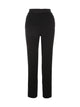 Emporio Armani Elastic Waisted Trousers With Sartin Details