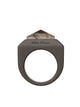 Rick Owens Anello Crystal Pyramid