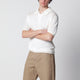 John Smedley Isis White Cotton Polo Shirt