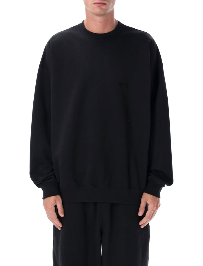 Y-3 Y-3 Brushed Terry Loose-Fit Crewneck Sweatshirt