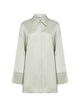 Jil Sander Light Green Acetate-Blend Shirt