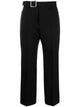 Jil Sander Fitted Cropped Pant With Flared Hem