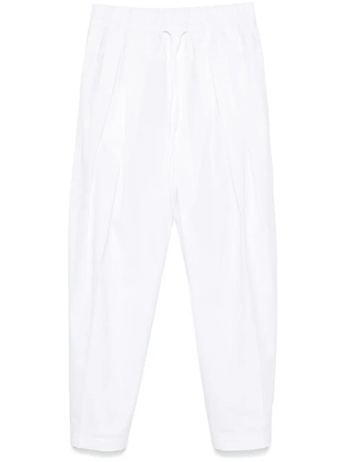Jil Sander Pantalon Tablillas Ajustables Blanco