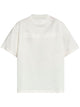 Jil Sander White Cotton Logo Print T-Shirts Polos
