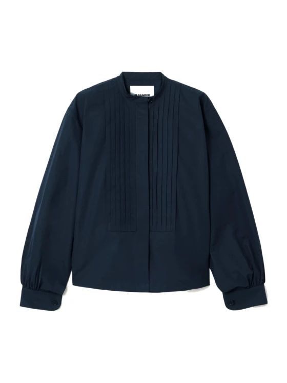 Jil Sander Blue Cotton Shirt