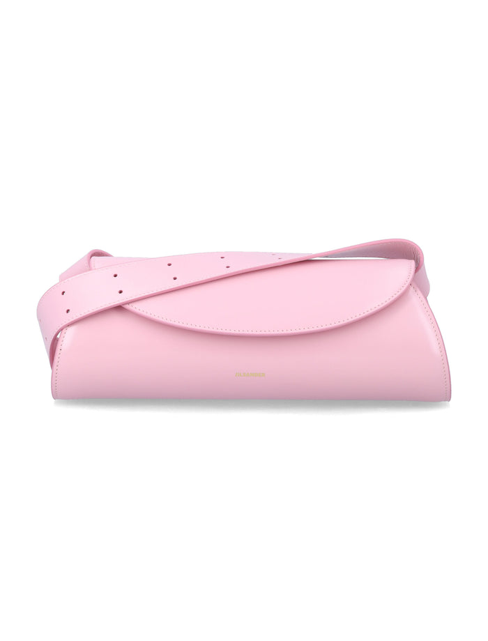 Jil Sander Cannolo Small Leather Shoulder Bag