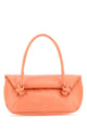 Jil Sander Peach Leather Small Knot Handle Handbag