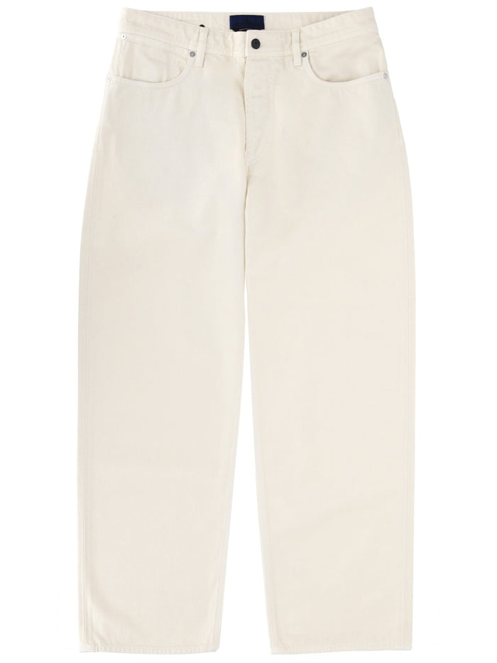 Stone Island Stone Island Straight-Leg Jeans In Ivory