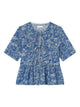 Ganni Tapestry Peplum Blouse