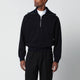 Jil Sander Navy Blue Half-Zip Sweatshirt