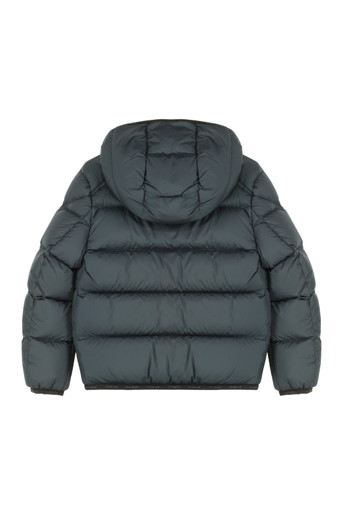 Moncler Kids Mattan Hooded Nylon Jacket