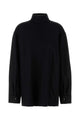Jil Sander Black Wool Blend Blouse
