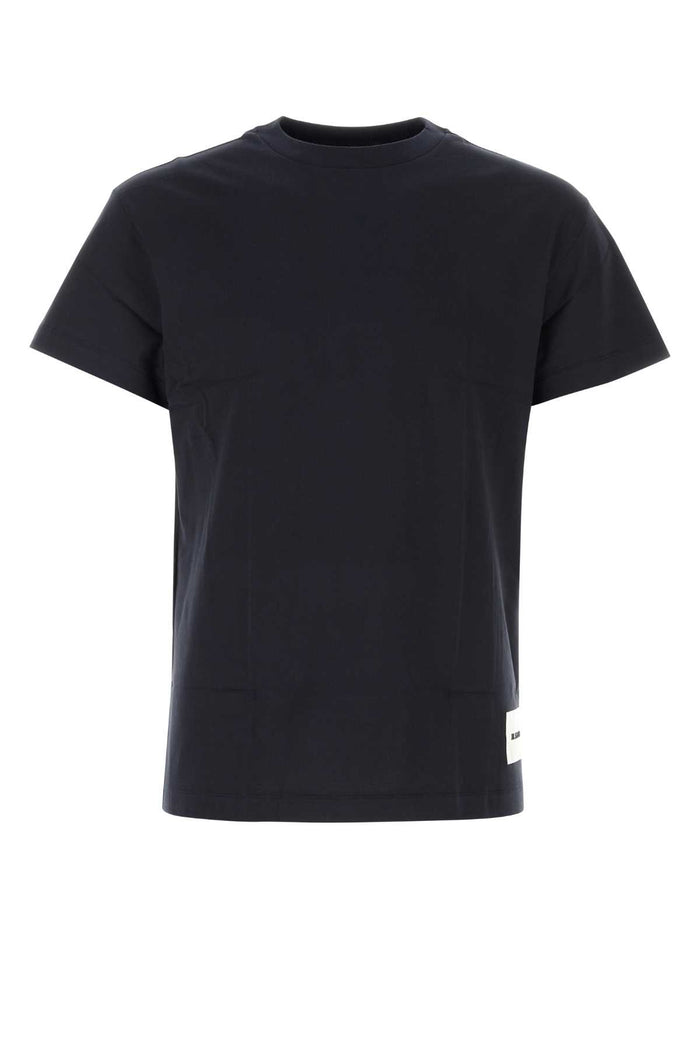 Jil Sander Midnight Blue Cotton T-Shirt Set