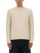 Jil Sander Grey Alpaca Wool Sweater